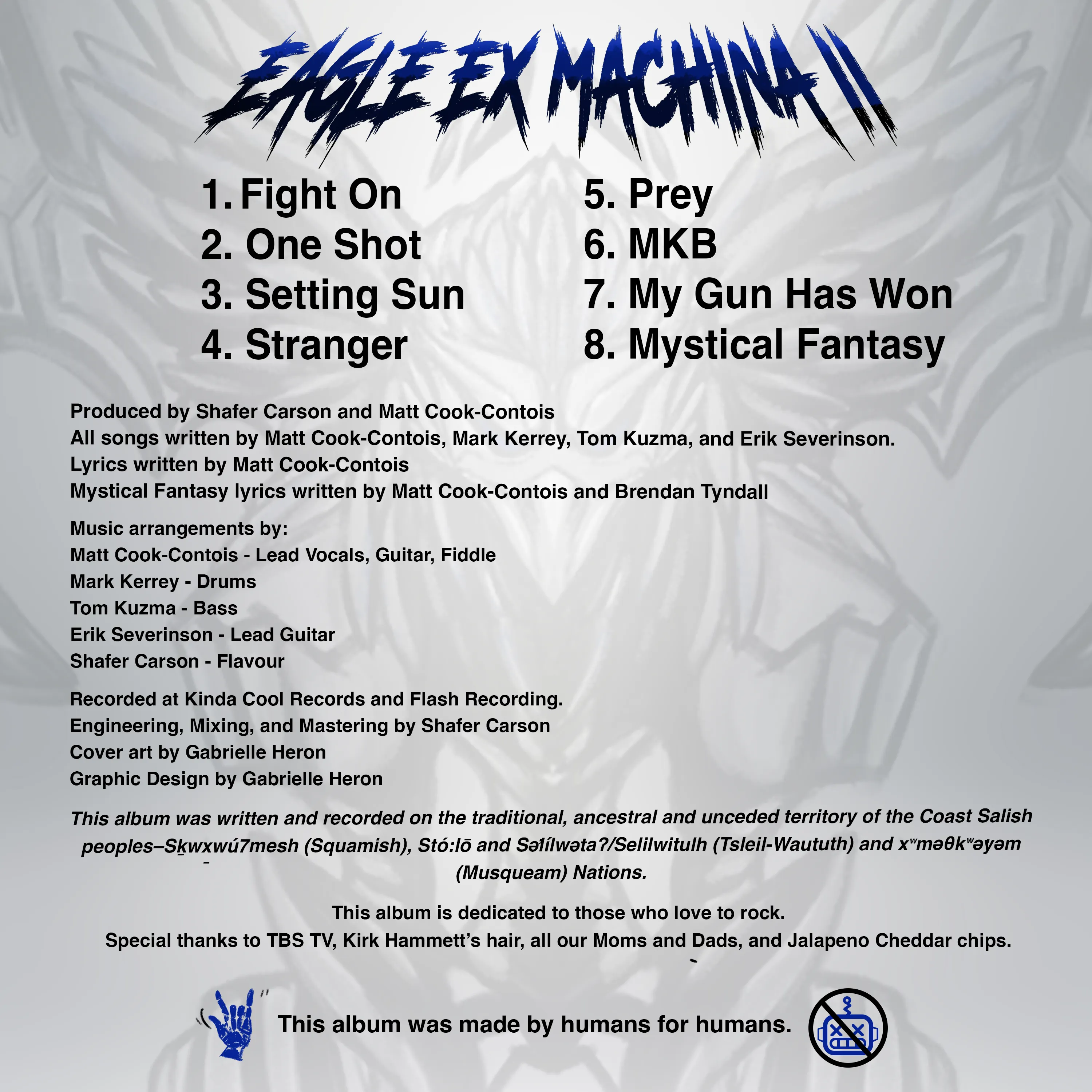 Eagle Ex Machina II Back Cover